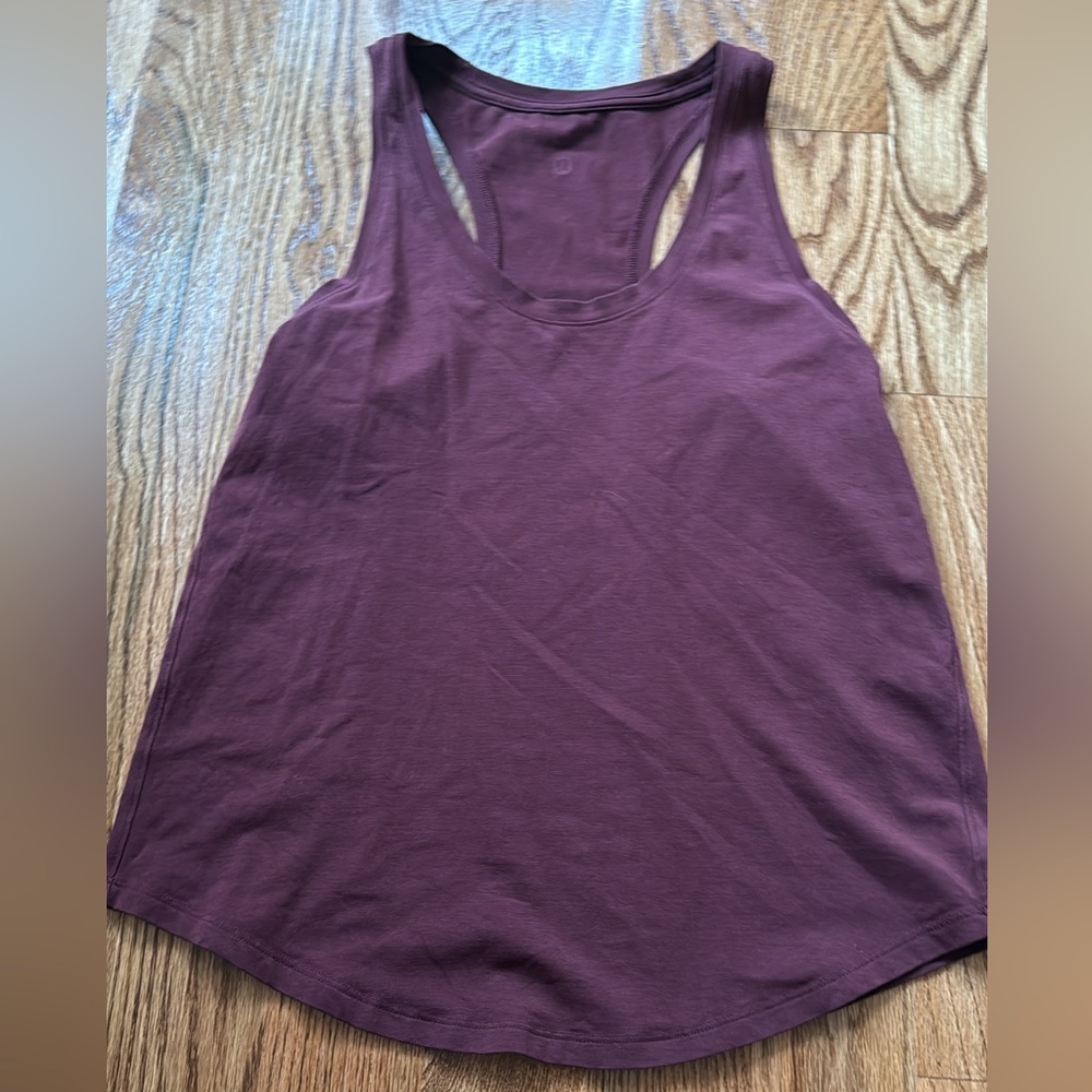 Lululemon Athletica Deep Purple Tank Top